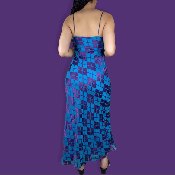 Incredible Sheer Window Pane Dress - Picture 3 of 5